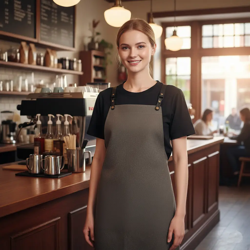 Hidden-Pocket Canvas Apron