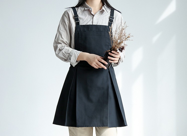 Lady's ruffle work apron 5