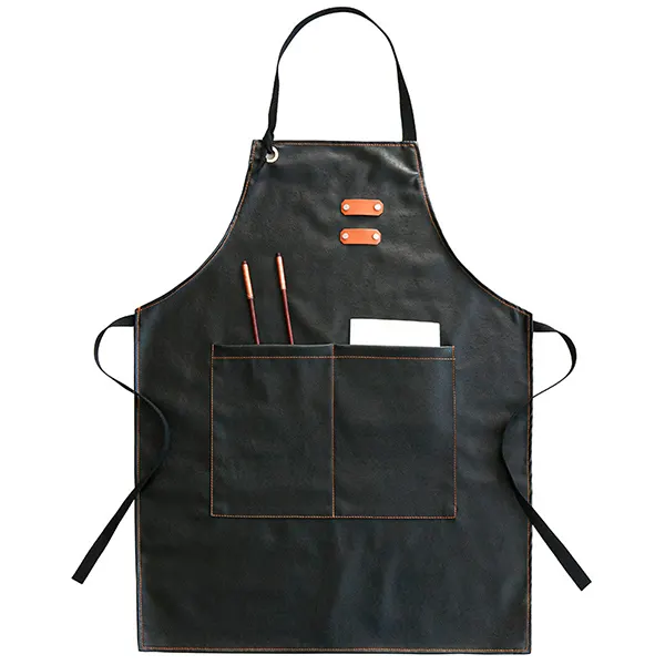 Artisan faux leather waterproof apron 3