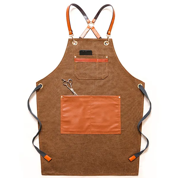 Mix and Match Leather Artisan Apron 5