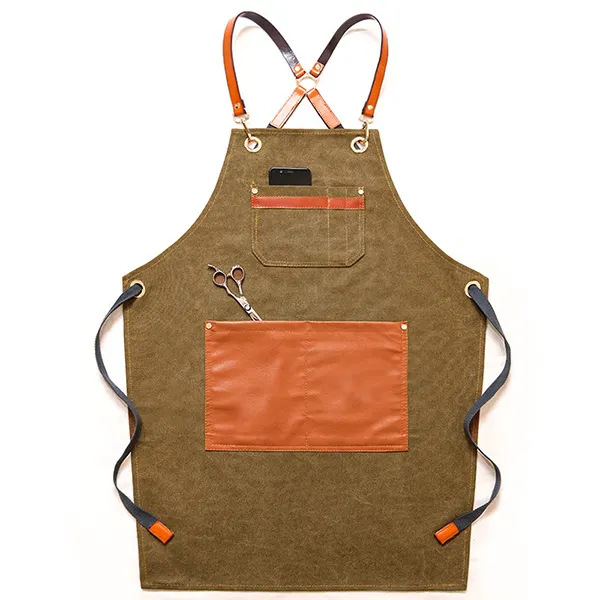 Mix and Match Leather Artisan Apron 6
