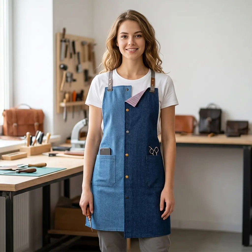 Color Block Artisan Apron