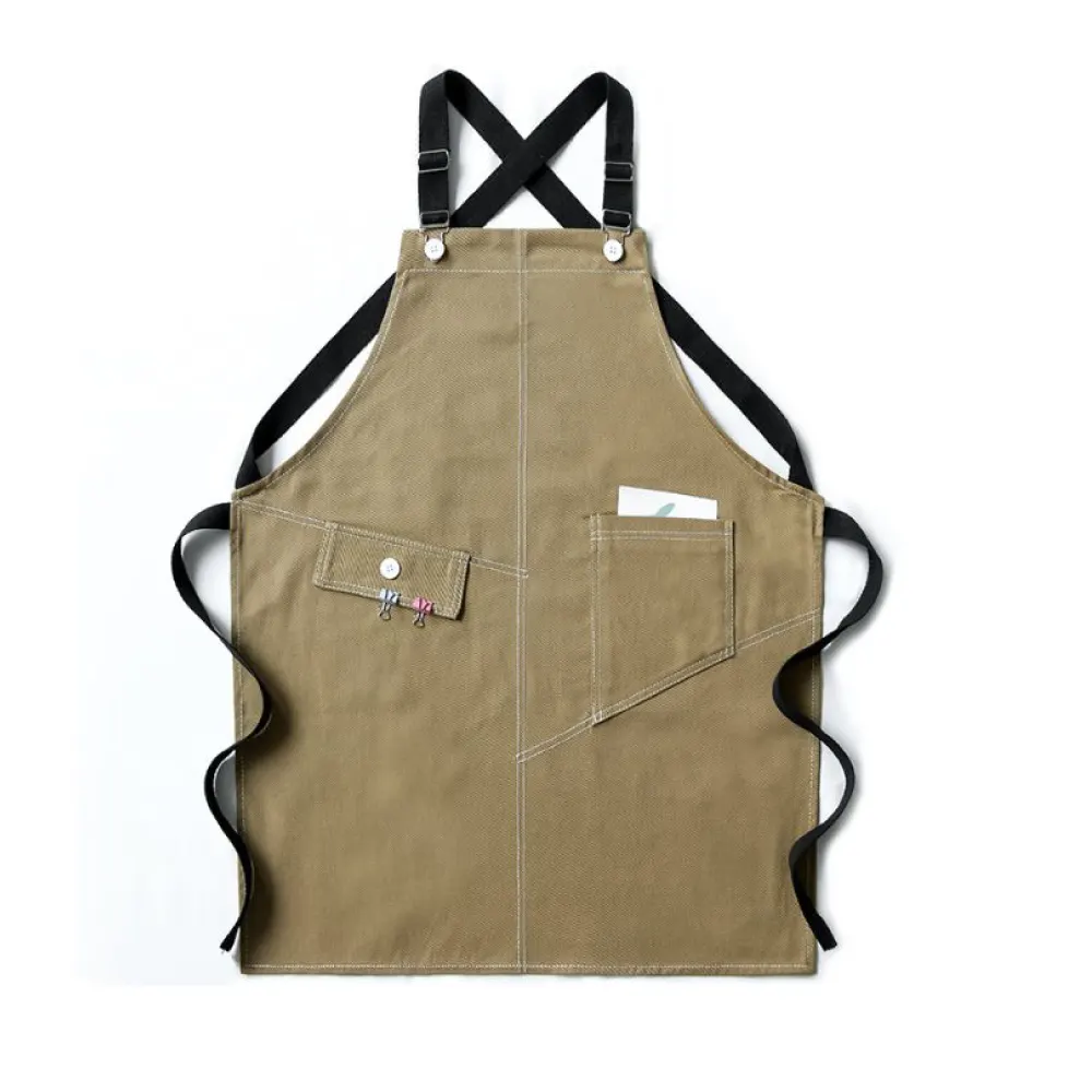 Diagonal double-spell artisan hipster apron 5