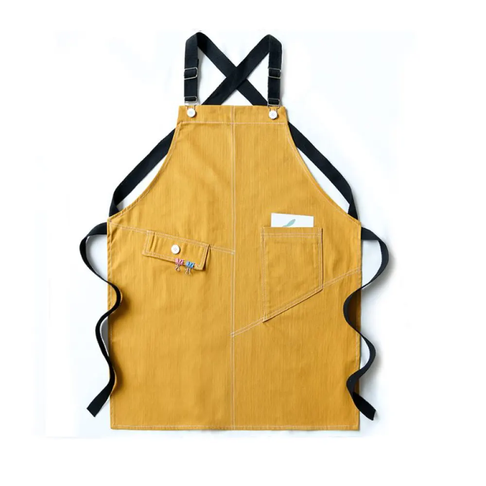 Diagonal double-spell artisan hipster apron 6