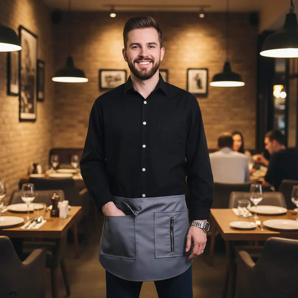 Half-length Artisan Lightweight Canvas Apron 2