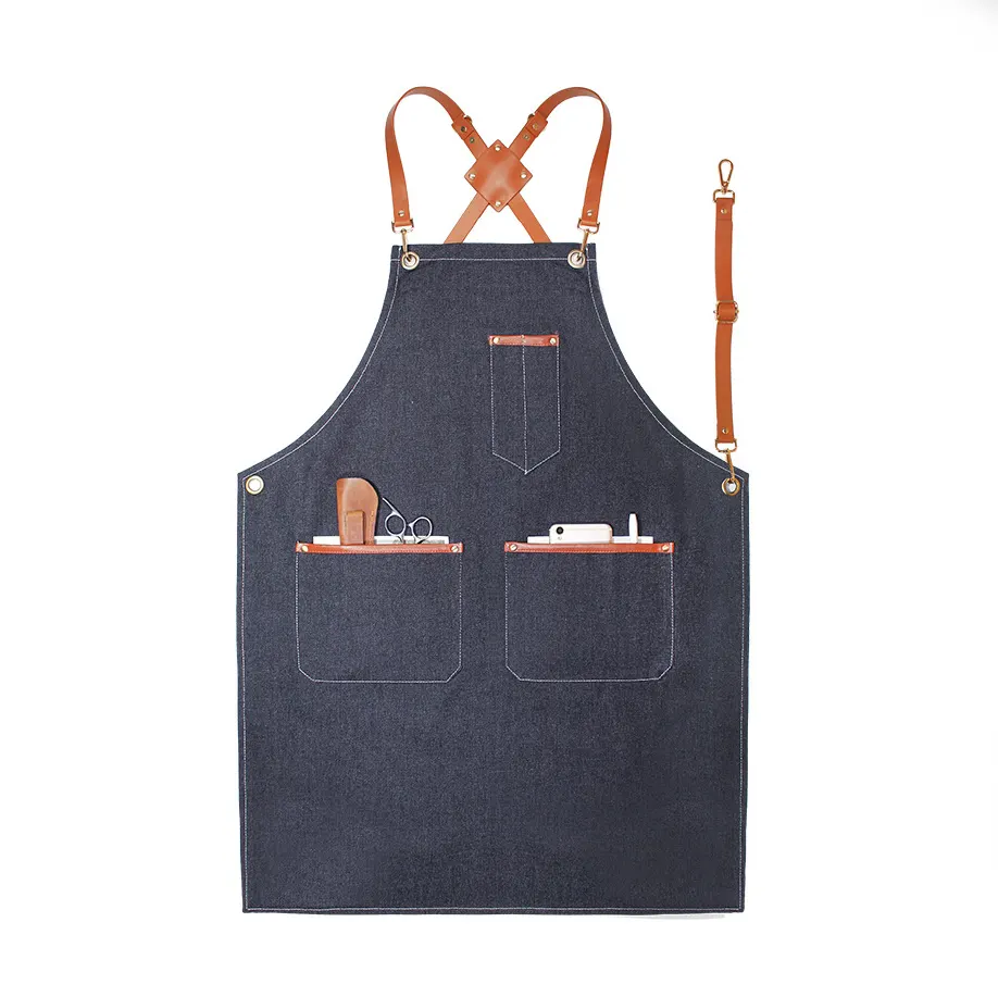 Multi-purpose Leather Heavy-Duty Artisan Apron 4