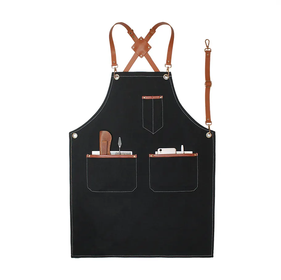 Multi-purpose Leather Heavy-Duty Artisan Apron 6