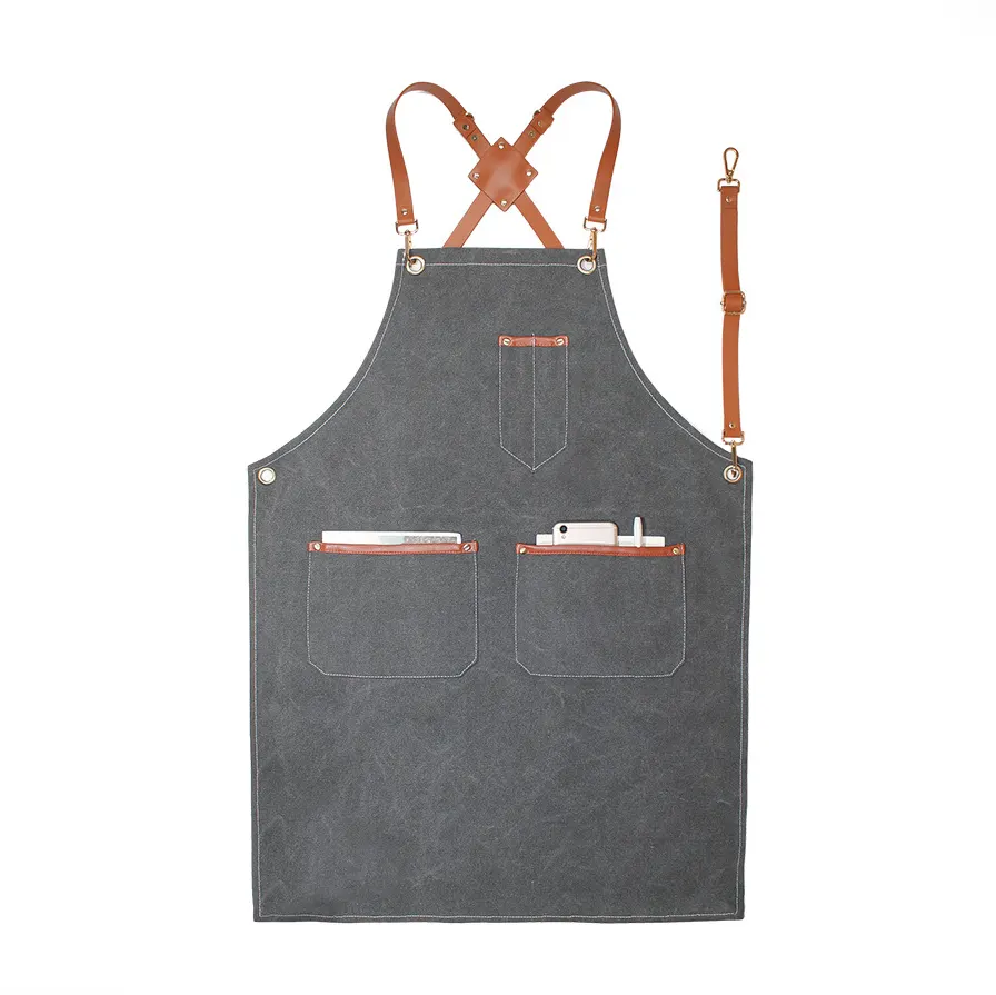 Multi-purpose Leather Heavy-Duty Artisan Apron 7