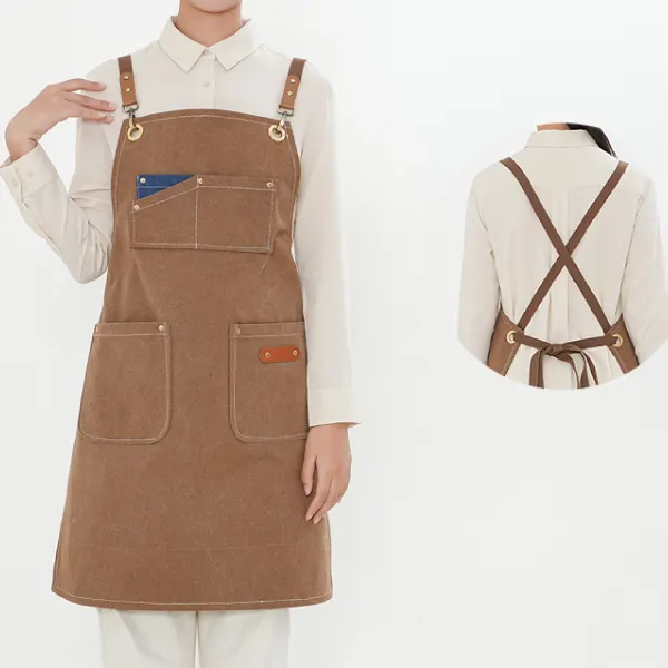 Artisan Multi-pocket Heavy-duty Canvas Apron 4