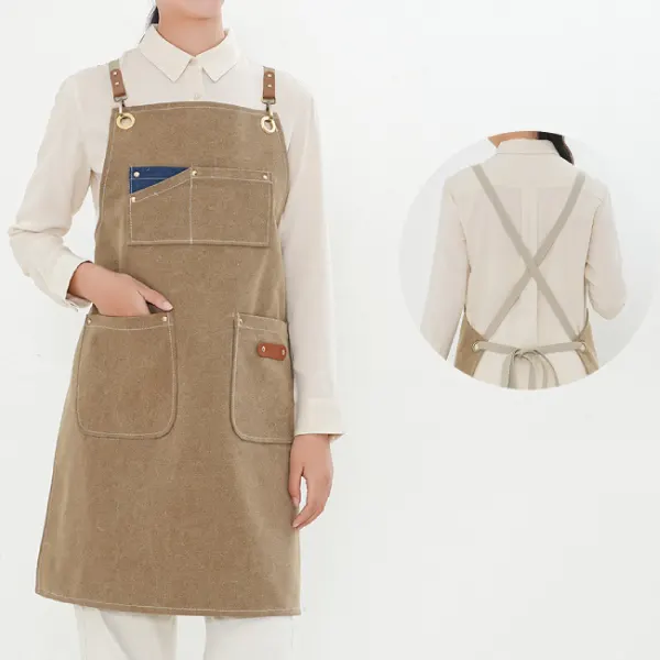 Artisan Multi-pocket Heavy-duty Canvas Apron 5