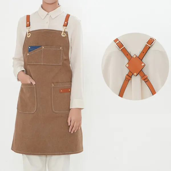 Artisan Multi-pocket Heavy-duty Canvas Apron 8