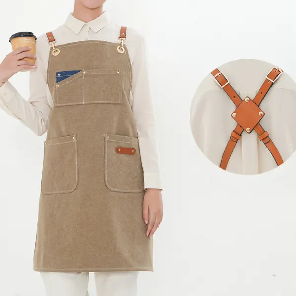Artisan Multi-pocket Heavy-duty Canvas Apron 9