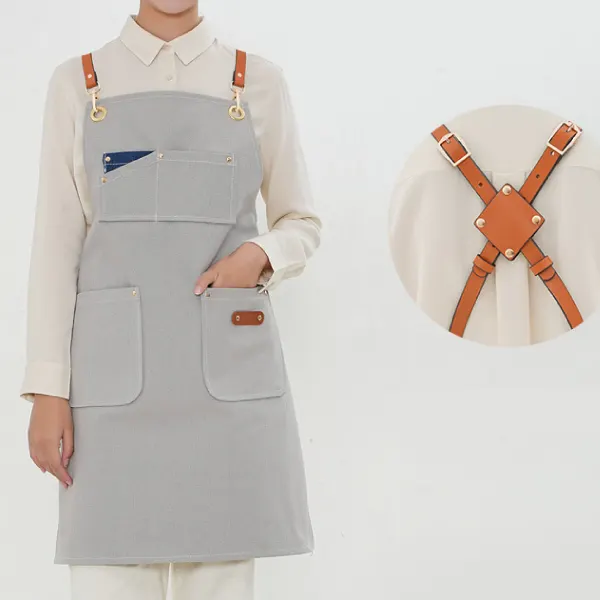 Artisan Multi-pocket Heavy-duty Canvas Apron 10