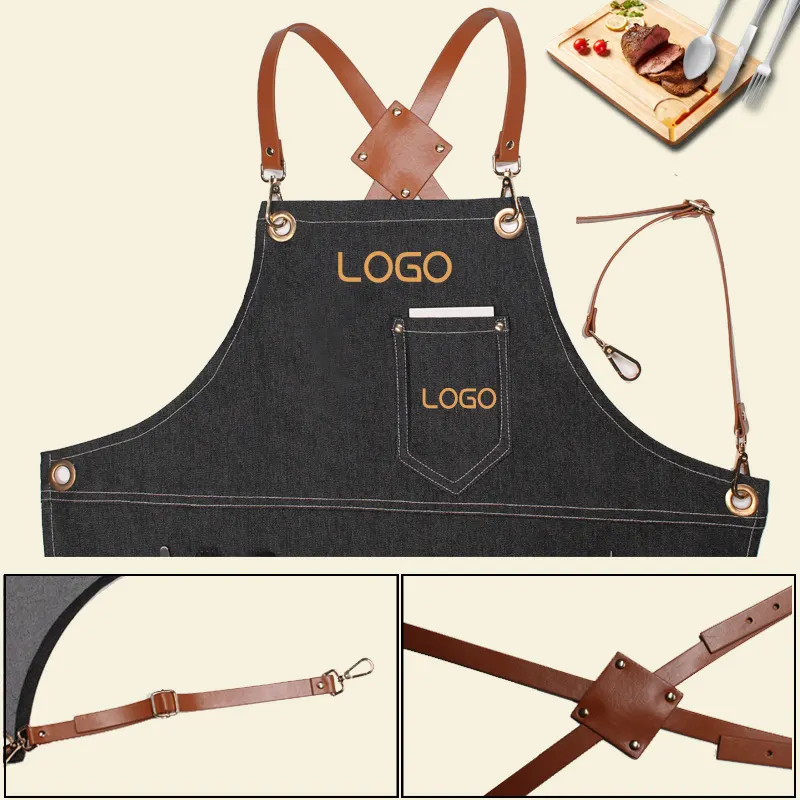 Korean Cuisine Kitchen Utility Hanging Apron