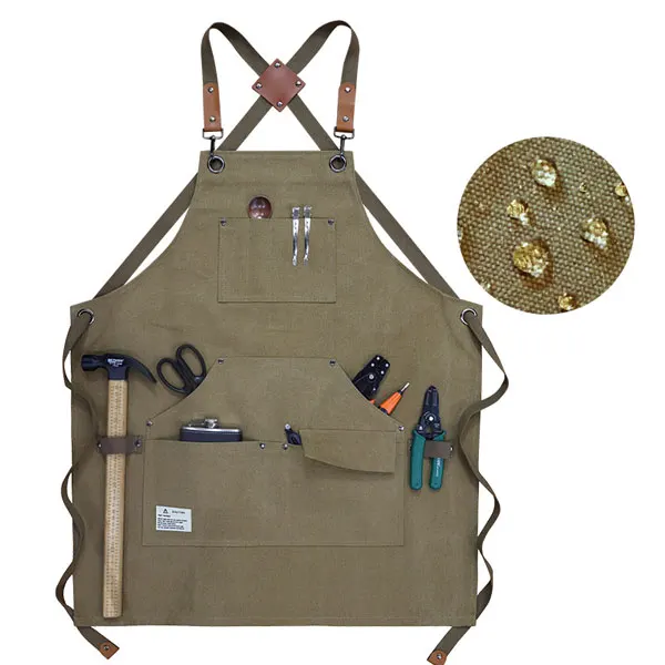 Industrial Style Craftsman Durable Waterproof Apron 5