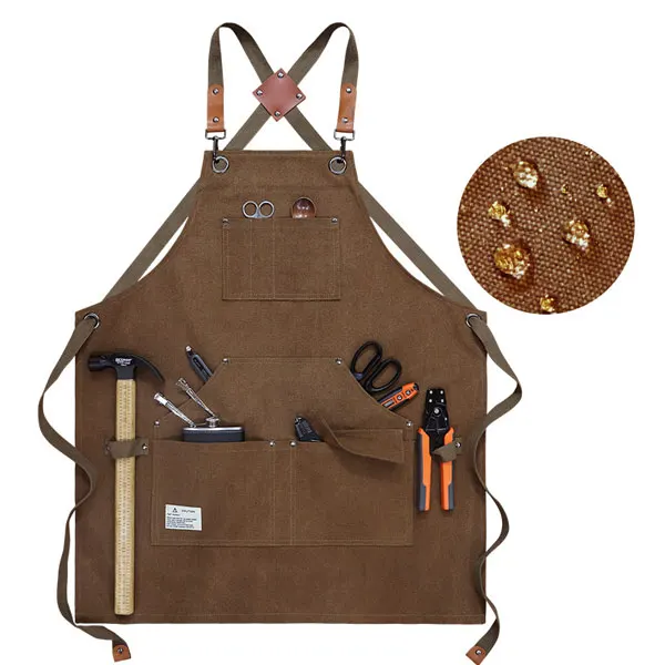 Industrial Style Craftsman Durable Waterproof Apron 8