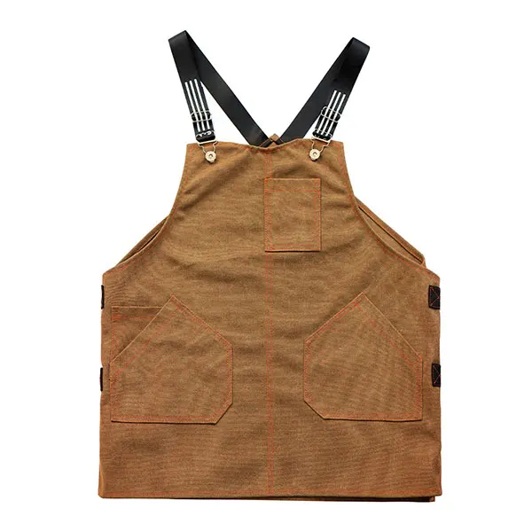 Mechanic Heavy-Duty Canvas Short Customizable Apron 3