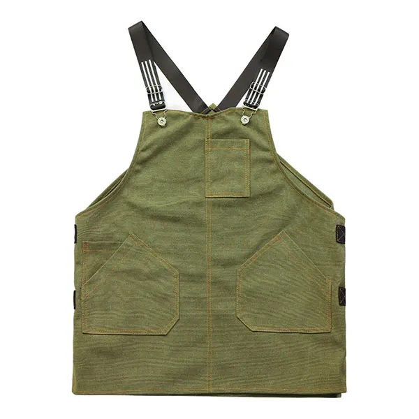 Mechanic Heavy-Duty Canvas Short Customizable Apron 5
