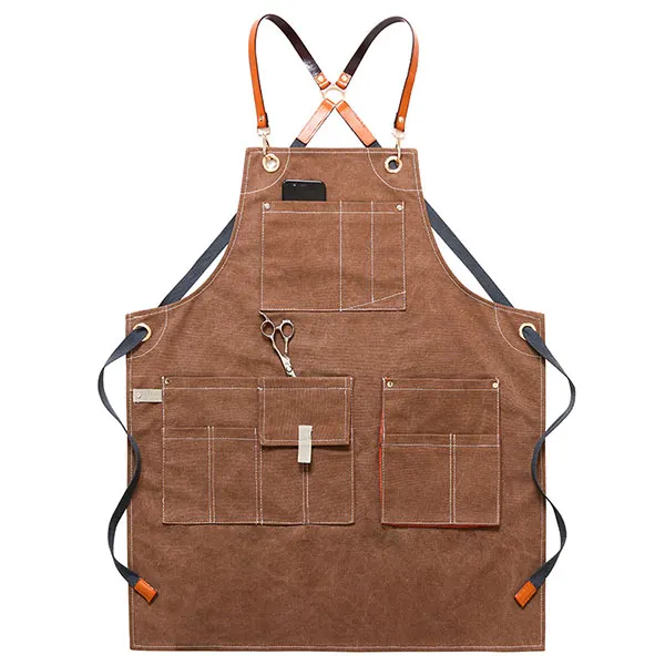 Multi-Pocket Canvas Work Apron 6