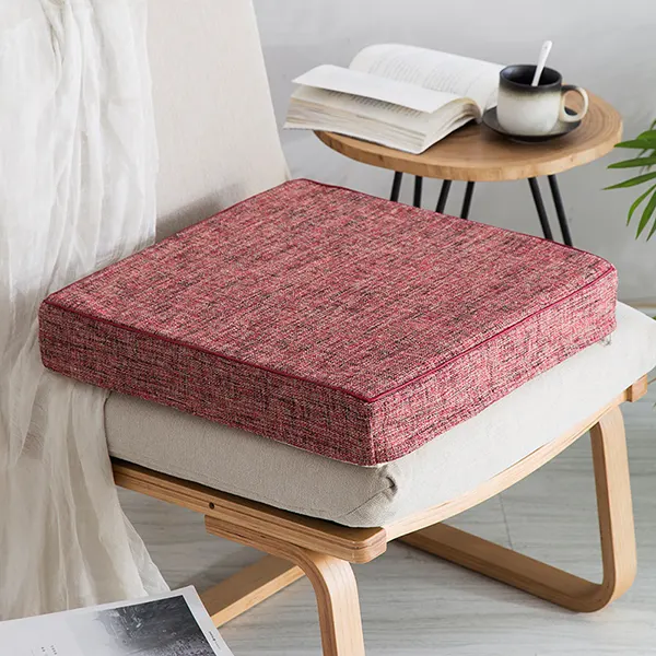 Japanese-Style Thick Cotton-Linen Cushion 3