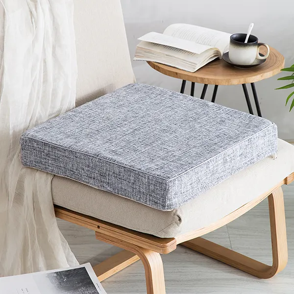 Japanese-Style Thick Cotton-Linen Cushion 5