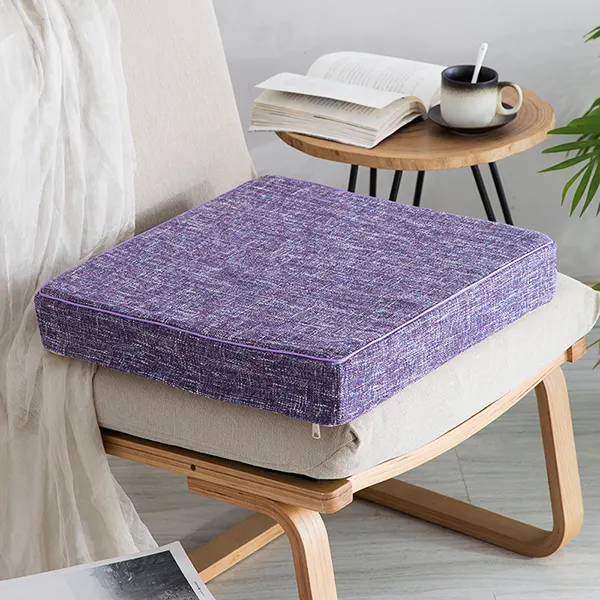 Japanese-Style Thick Cotton-Linen Cushion 6