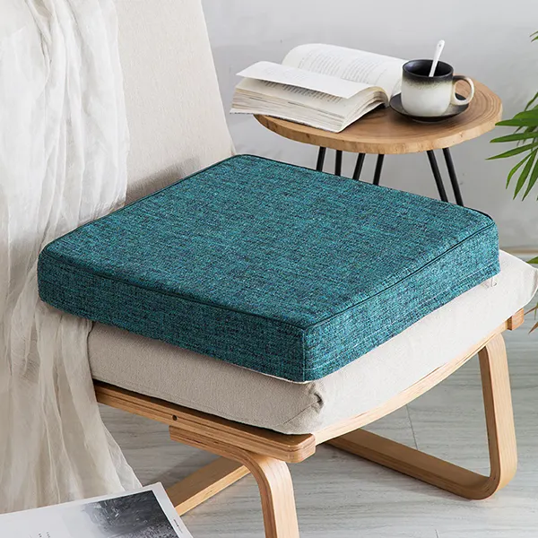 Japanese-Style Thick Cotton-Linen Cushion 7