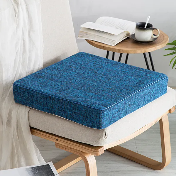 Japanese-Style Thick Cotton-Linen Cushion 8
