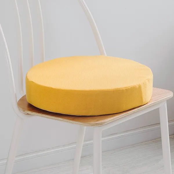 Solid color cotton-linen customizable seat cushion(Round style) 15