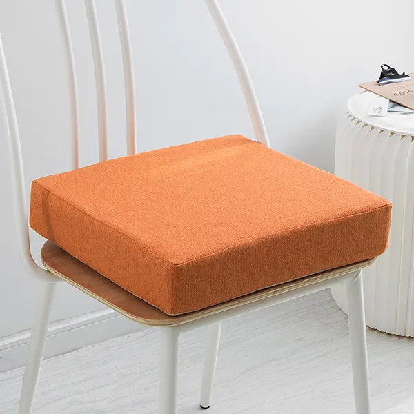 Solid color cotton-linen customizable seat cushion(Round style) 18