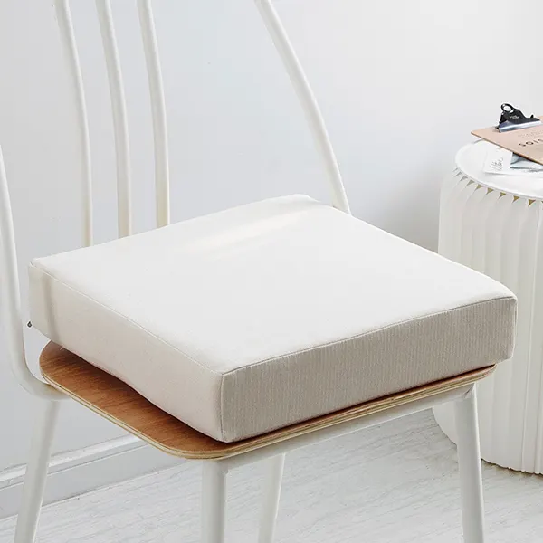Solid color cotton-linen customizable seat cushion(Round style) 20
