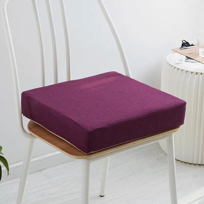 Solid color cotton-linen customizable seat cushion(Round style) 22