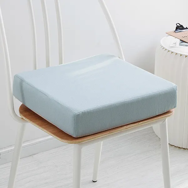 Solid color cotton-linen customizable seat cushion(Round style) 23