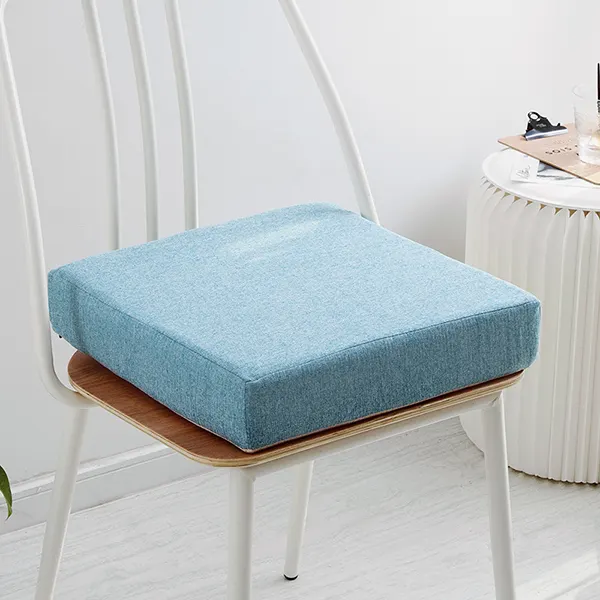 Solid color cotton-linen customizable seat cushion(Round style) 26