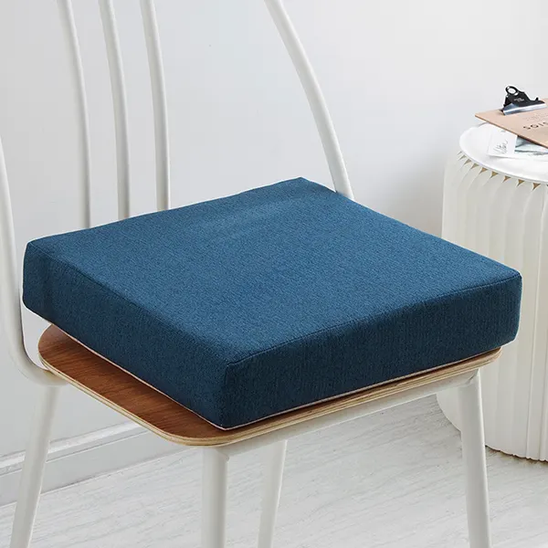 Solid color cotton-linen customizable seat cushion(Round style) 27