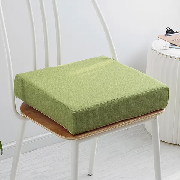 Solid color cotton-linen customizable seat cushion(Round style) 28