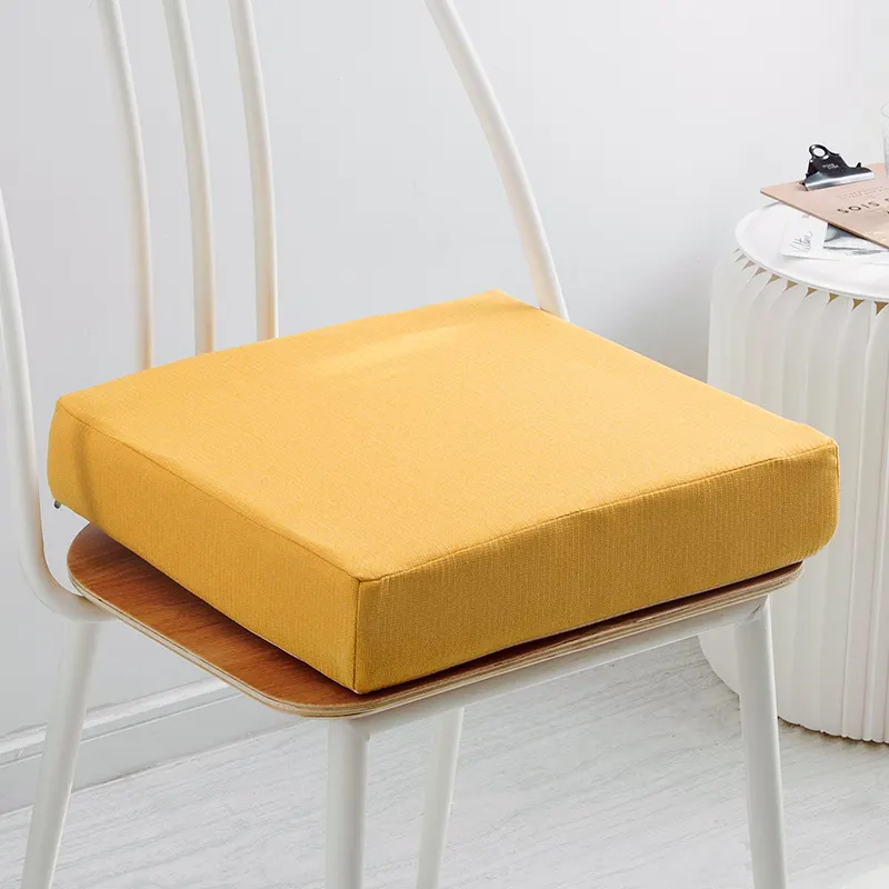 Solid color cotton-linen customizable seat cushion(Round style) 30