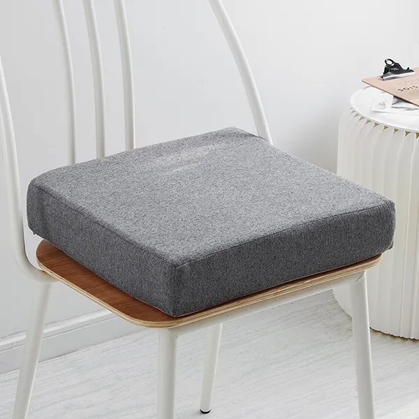 Solid color cotton-linen customizable seat cushion(Round style) 32