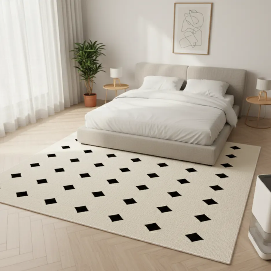 Plush Round Rug – French Charm