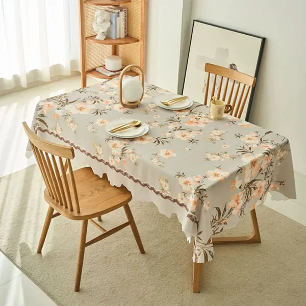 European-Style Irregular Waterproof & Oil-Proof Tablecloth 3