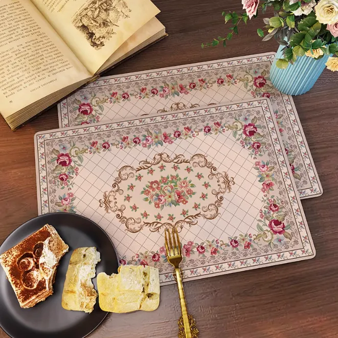 Waterproof Heat-Resistant European Style Placemat 2