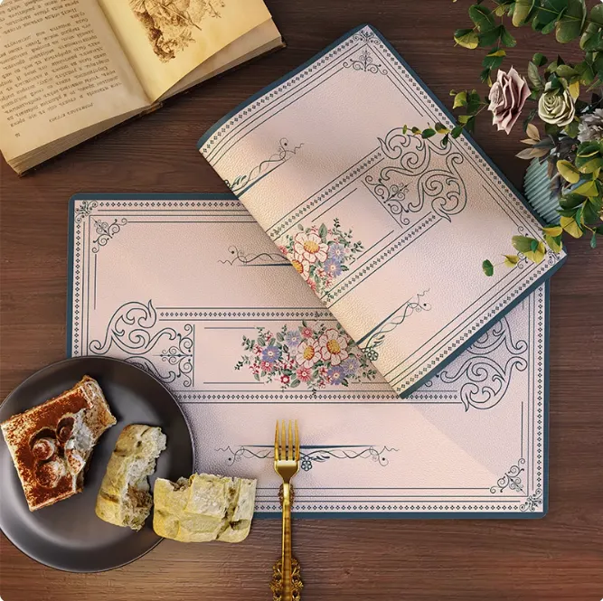 Waterproof Heat-Resistant European Style Placemat 4