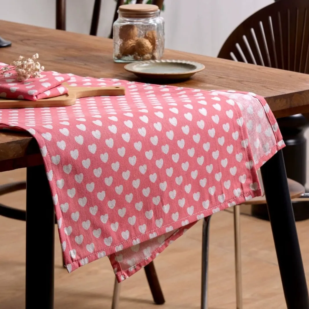 European-Style Cotton-Linen Fabric Placemat 13