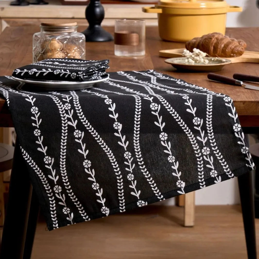 European-Style Cotton-Linen Fabric Placemat 15