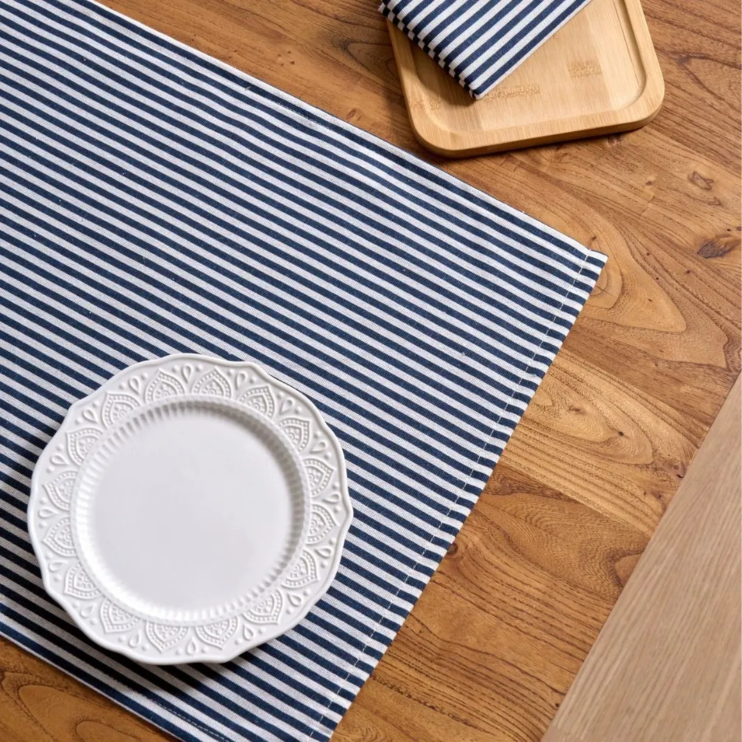 European-Style Cotton-Linen Fabric Placemat 4