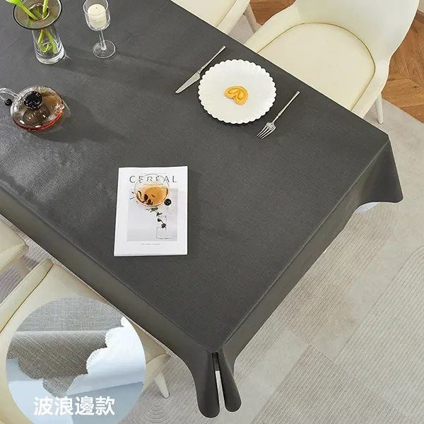 Waterproof & Oil-Resistant Solid Color Tablecloth for Food Service 11
