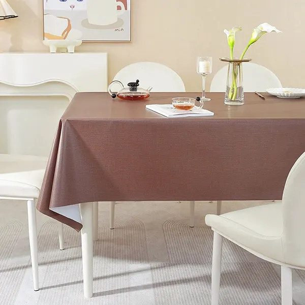 Waterproof & Oil-Resistant Solid Color Tablecloth for Food Service 9