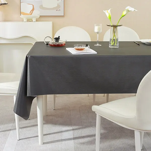 Waterproof & Oil-Resistant Solid Color Tablecloth for Food Service 10