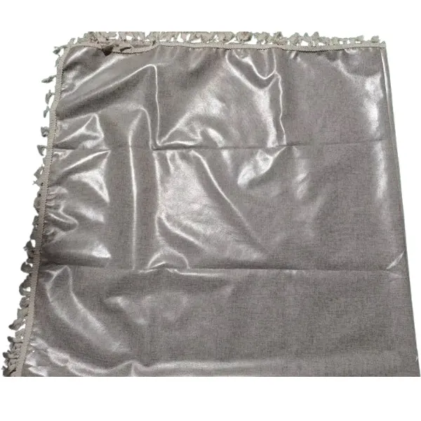 Solid Color Waterproof & Oil-Resistant Tassel Tablecloth 6