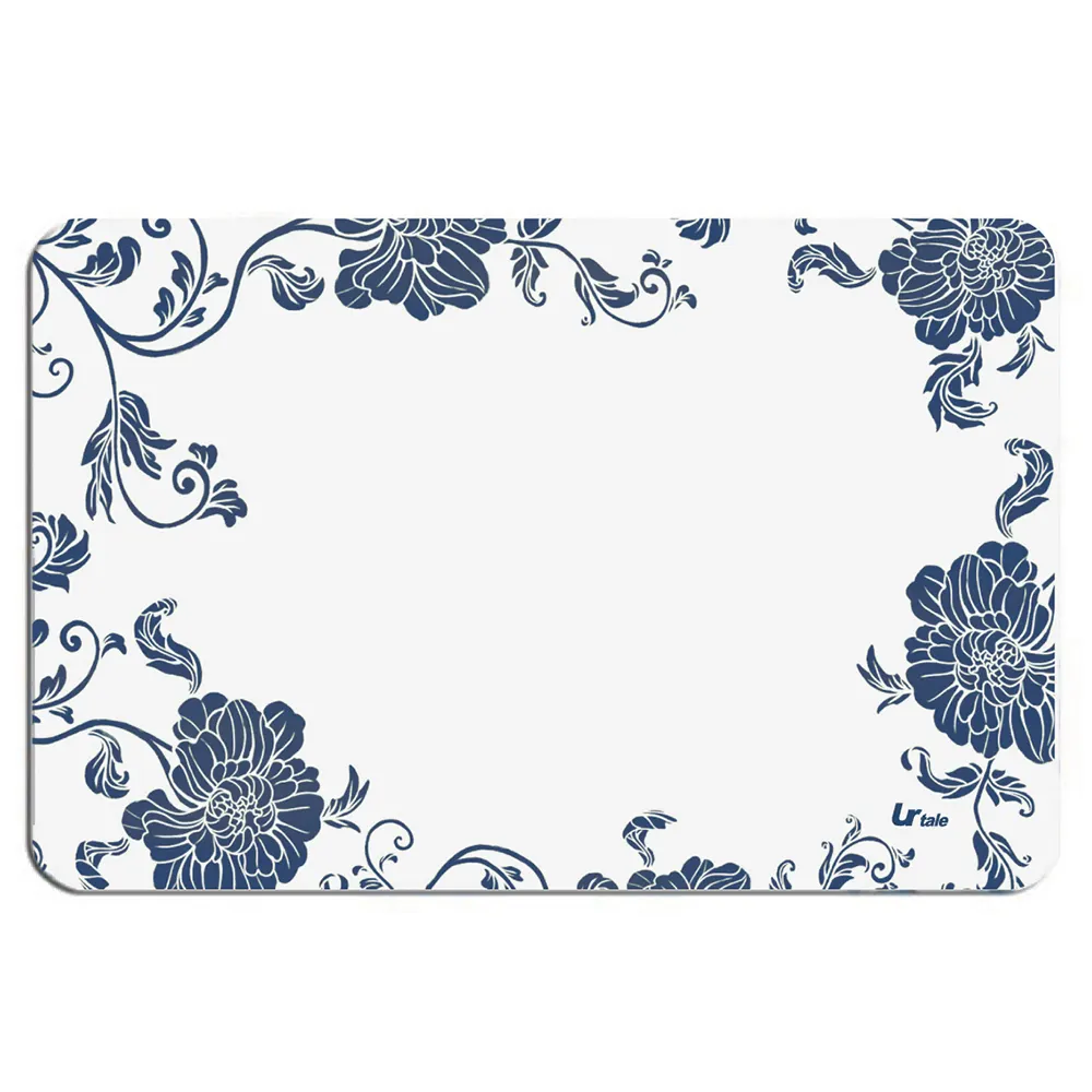Blue and White  Porcelain Diatomite Bath Mat 2